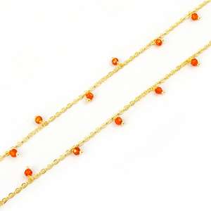 El Joyero Cadena de Rosario Colgante de Cornalina - Product Image 4