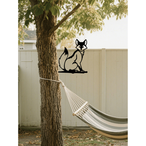 CIFbuy Decorazione da parete vintage a forma di tronco d'albero, in ferro nero, con silhouette di animali, stile rustico da fattoria, per giardino, portico, cortile, interni ed esterni - Product Image 1