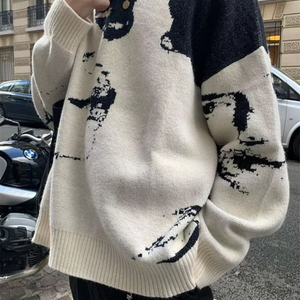 Custom Men Clothes Long Sleeve Knitwear Cotton Knitted Pullover Fashion Men Clothes Knit <b>Plus</b> <b>Size</b> Men'S <b>Sweaters</b> - Product Image 4