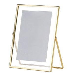 <b>Square</b> <b>Gold</b> Metal Mirror <b>Frame</b> With Hammered Texture Decorative Wall Art - Product Image 5