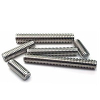 GI Threaded Rod 6MM Stainless Steel Metric Right Hand Stud Industrial Fastener Metal Rod Pipe Fittings Construction Parts