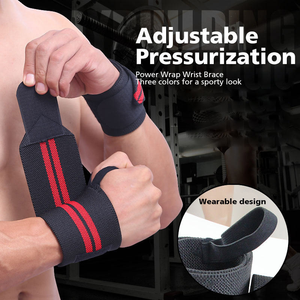 High Performance Wrist Wraps <b>Men</b> Women Gym Wrist Support Powerlifting OEM Supplier - Product Image 2