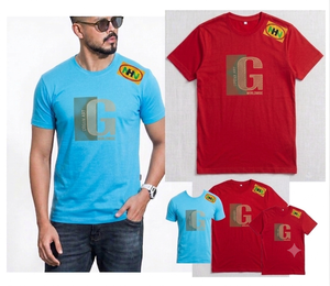 Lot de vêtements en stock, excédents de production, t-shirts en coton de marque pour hommes, Bangladesh, haute qualité, couleurs mélangées - Product Image 4