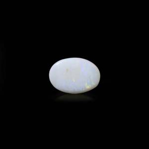 Natural White Opal Loose Gemstone 4.75 Carat Certified Wholesale Raw 20mm - Product Image 2