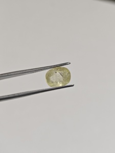 Prix d'usine, pierre précieuse créée en laboratoire, saphir jaune taille ovale 4,09 CT, certificat GRC, bague et pendentif sur mesure en bijouterie fine - Product Image 4