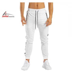 Men Fitness Gym Wear Slim Fit Wholesale Tapered Track Pants with <b>Zip</b> Side <b>Pockets</b> <b>Joggers</b> Pants with Zipper <b>Pocket</b> - Product Image 1