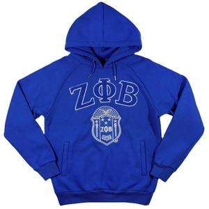 Sudadera con Capucha de Manga Larga para Mujer, Modelo 2025, con Bordado de Chenille de la Hermandad Zeta Phi Beta, con Bolsillos Laterales, para Invierno - Product Image 5
