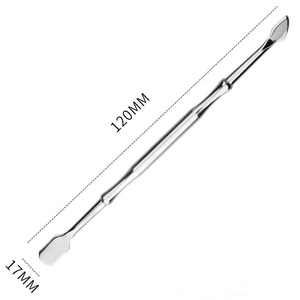 1 Lima de Uñas de Acero Inoxidable de Doble Cabeza para Manicura y Pedicura, Herramienta para Eliminar Piel Muerta y Gel UV - Product Image 5