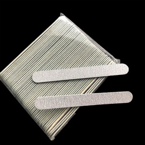 1 pièce LANGMA Lime à ongles jetable professionnelle en verre cristal durable, motif droit classique double, grain 100, lavable - Product Image 4