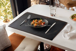 Set de table en cuir véritable écologique, qualité supérieure, imperméable, antidérapant, fournisseur commercial LPM-0019F - Product Image 6