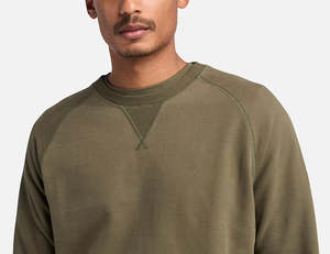 Sudadera de cuello redondo para hombre, mezcla de algodón, manga larga, bloques de color, estilo casual, personalizada, OEM, al por mayor, ropa urbana - Product Image 2