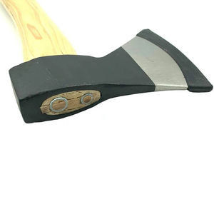 Hacha de Supervivencia para Exteriores de Acero con Alto Contenido de Carbono con Mango de Madera - Hacha Profesional para Cortar Leña y Trabajos de Carpintería - Product Image 6