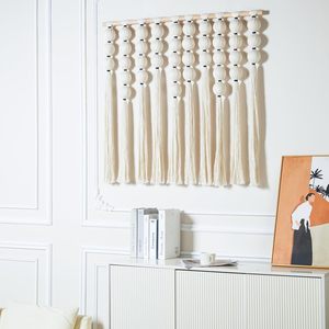 Tapiz Bohemio de Macramé para Colgar en la Pared, Decoración Mexicana para el Hogar, Tapiz Caralarga - Product Image 1