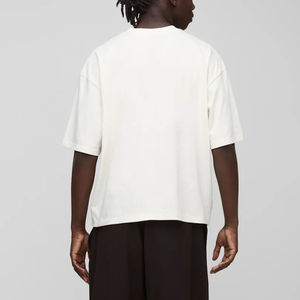 T-shirts pour hommes en coton 100% à col rond, coupe ample, style streetwear personnalisé, imprimé numérique, vêtements décontractés d'été, prix bas - Product Image 6