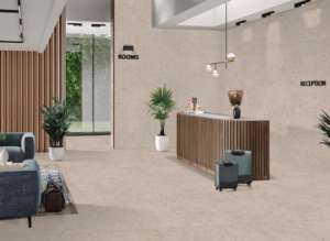 กระเบื้องปูพื้นและผนังลายแกะสลัก ทนทาน ขนาดใหญ่ 800x1600 1200x1800 750x1500 มม. สำหรับตกแต่งภายในและภายนอกอาคารเชิงพาณิชย์ - Product Image 6