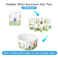 Piscine pliable pour enfants, piscine portable en PVC pour bébés, piscine extérieure pour animaux de compagnie, taille personnalisée