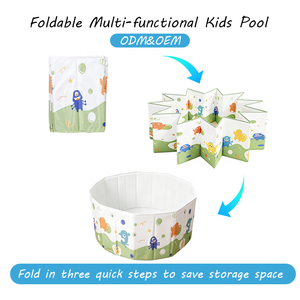 <span class=keywords><strong>Piscina</strong></span> Plegable para Niños, <span class=keywords><strong>Piscina</strong></span> Portátil de PVC con Paredes Rígidas, <span class=keywords><strong>Piscina</strong></span> para Bebés, <span class=keywords><strong>Piscina</strong></span> para Mascotas para Jardín, Tamaño Personalizado - Product Image 4