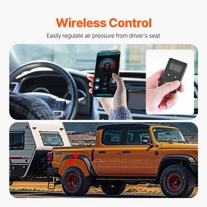 Kit Controllore Wireless per Sospensioni Pneumatiche 12V 100PSI con App e Telecomando, Sistema Compressore d'Aria per Sospensioni Pneumatiche e Compressori per Pneumatici - Product Image 3