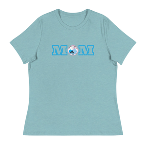 T-shirt bleu clair décontracté pour femme, col rond, en coton doux, manches courtes, vêtement de mode décontracté pour tous les jours - Product Image 1