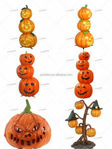 Archway Calabaza gigante Espantapájaros Torre feliz Monstruo malvado Linterna Árbol Ratones Reaper Pilar Bruja Murciélago Gato Pato Búho Tarántula - Product Image 5