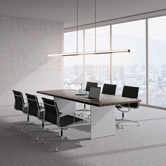 Modern Minimalist Long Fixture Interior Nordic Home Office Linear Chandelier Led Ceiling Hanging Lamp Pendant Light