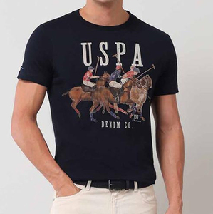 T-shirt en coton uni léger pour homme, coupe classique, col rond, décontracté, doux, basique, pour le streetwear quotidien, mode, OEM personnalisé - Product Image 1