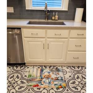 Poodle the Chef Memory Foam <b>Kitchen</b> <b>Mat</b> Machine Washable Anti-Fatigue Cushion Comfort Bath <b>Mat</b> or <b>Kitchen</b> Rug - Product Image 2