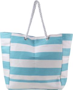 Nouveau design de sacs de plage en coton réutilisables et durables avec poignée en corde sac fourre-tout écologique sacs de plage en toile de coton pour femmes - Product Image 1