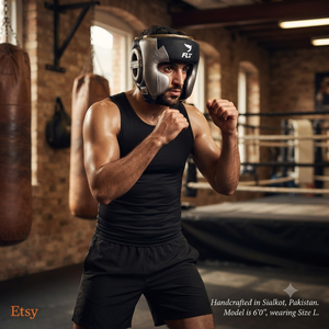 Factory Manufacture Latest Design Top Quality Best Selling Fly Boxing Sparring Set Genuine Cowhide Leather Fly Boxing Set - Product Image 3