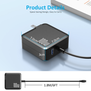 Chargeur universel pour ordinateur portable 100W, adaptateur secteur avec 16 embouts pour <span class=keywords><strong>Lenovo</strong></span>, HP, Dell, Acer, ASUS, Gateway, Toshiba, Samsung, <span class=keywords><strong>Sony</strong></span> - Product Image 6