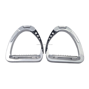 Estribos Alemanes para Montar a Caballo, de Aluminio y Acero Inoxidable, de Liberación Rápida, Ligeros, para Entrenamiento y Seguridad - Product Image 4