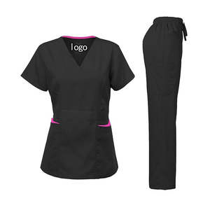 Conjunto de Uniformes Médicos Personalizados de Diseño Moderno para Enfermería, Ropa de Hospital/Clínica, Algodón y Rayón Muy Suaves - MOQ Bajo - Product Image 1