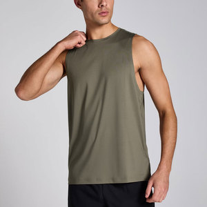 Camiseta sin mangas para hombre de alta calidad con el último diseño Ropa de fitness transpirable MOQ bajo para la venta en línea - Product Image 3