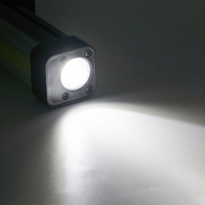 Lampe de travail portable HYUGA COB à LED, alimentée par courant alternatif, magnétique, rechargeable, indice IP55, pour réparation automobile, atelier, lampe de travail à main, suspendable - Product Image 2