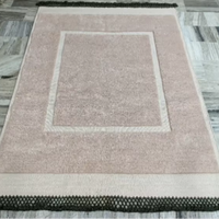 High Geometric Fine Hand Tufted Plush Kilim Rugs | Elegant Decorative Carpets for Living Room Dining Area Entryway | Wool/Silk