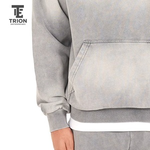 เสื้อฮู้ดดี้ผู้ชายสไตล์วินเทจ ลดราคาพิเศษ ทรงหลวม แขนยาว ใส่สบาย สตรีทแวร์ - Product Image 5