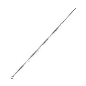 Sonde auriculaire droite Jobson Horne en acier inoxydable, applicateur de coton, instruments médicaux ORL, fabricants - Product Image 1