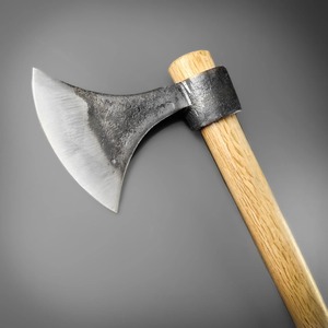 Hache industrielle de qualité supérieure, tête en acier forgé à haute teneur en carbone, manche en bois, outil de déboisement, hache de camping d'extérieur, longueur totale 20 po - Product Image 4