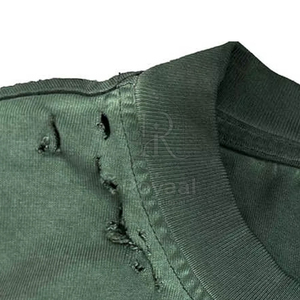T-shirt surdimensionné personnalisé décontracté vintage en coton épais de haute qualité 100% coton délavé à l'acide, prix abordable, vente en gros - Product Image 5