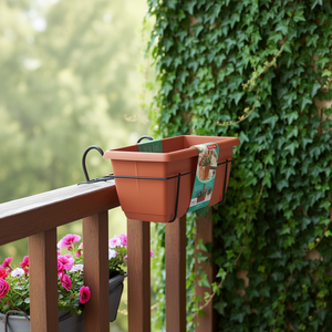 Jardinera Colgante para Balcón 40 con Gancho y Soporte, Cestas y Accesorios Colgantes - Product Image 2