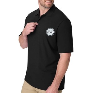 Chemises de golf athlétiques pour hommes, coupe ajustée, manches courtes, entraînement, polo de haute qualité - Product Image 1