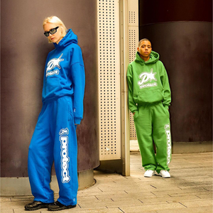 Best Selling Unisex Oversized Baggy Jogging Suits High Quality Custom Printed Winter Heavyweight Plus Size <b>Tracksuits</b> for Men - Product Image 4
