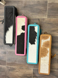 Nuevo Western Real hecho a mano de cuero de vaca resistente al calor rizador de hierro caso elegante mujeres perfecto organizador de viaje para herramientas para el cabello - Product Image 4