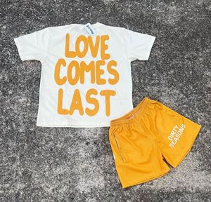 เสื้อยืดและกางเกงขาสั้นพิมพ์โลโก้ตามสั่ง ชุดกางเกงขาสั้นไนลอน กางเกงขาสั้นซัมเมอร์แบบย้อมสี กางเกงขาสั้นคู่สำหรับชายหาด สำหรับผู้ชาย เสื้อผ้าสไตล์ Y2k ปี 2026 - Product Image 1