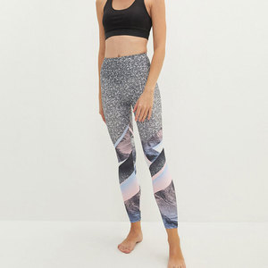 New Gym Ladies Classic Slim Fit Solid High Waist Quick Dry Spandex/Nylon Plus Size Yoga <b>Leggings</b> for Women - Product Image 1