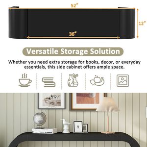 Mirod moderno minimalista consolle Design elegante Versatile per soggiorno camera da letto camera da letto struttura robusta stabile - Product Image 5