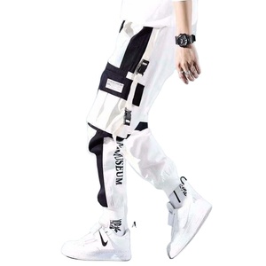 Pantalon de jogging mi-élastique en velours côtelé pour homme avec logo personnalisé, séchage rapide, respirant, décontracté, pour le sport et le fitness, vente chaude - Product Image 1