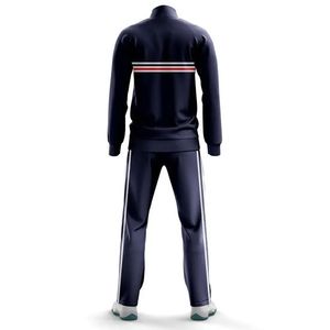 Chándal de entrenamiento extragrande con logo personalizado, chándal de alta calidad, moderno, transpirable, con cremallera, ropa de gimnasio para hombre - Product Image 5