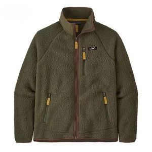 Veste en polaire sherpa de haute qualité pour homme, coupe ample, chaude, pour l'automne, veste en tissu polaire - Product Image 1