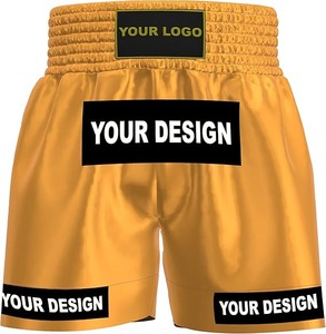 Pantalones Cortos de Muay Thai para Boxeo, Kickboxing, Grappling, Entrenamiento, Gimnasio, para Hombres, Mujeres y Niños - Product Image 6